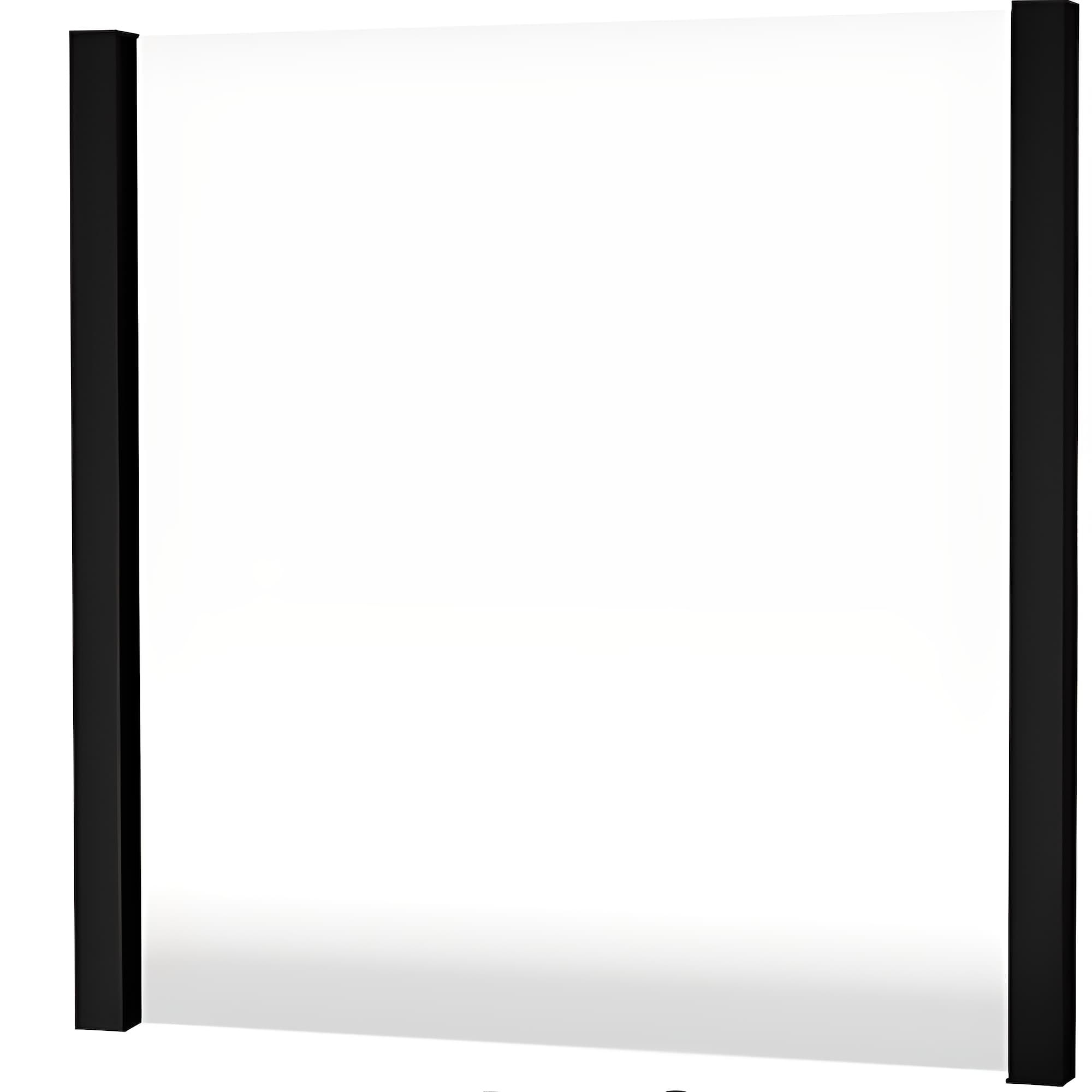 Garde-corps fen&ecirc;tre verre support noir GLASSFIT FB-10